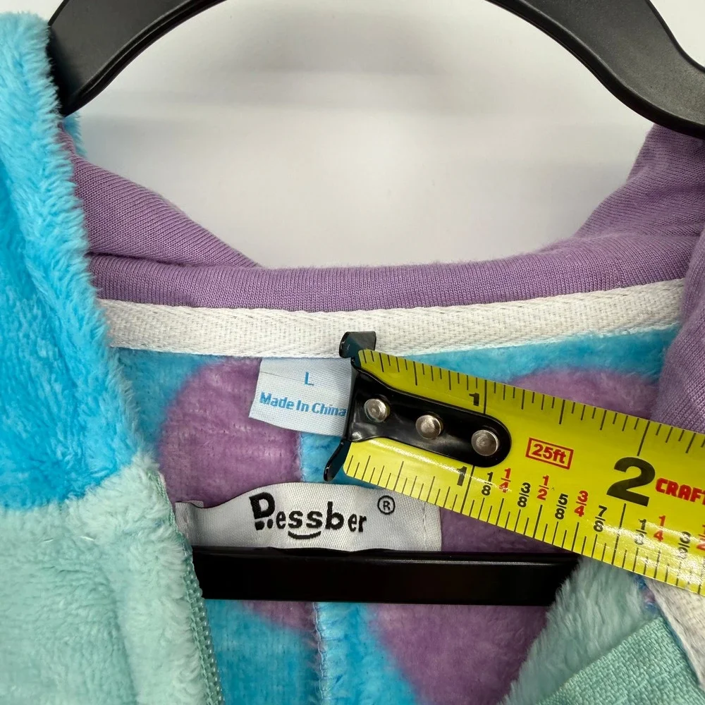 Dressber Sulley Monsters Inc Plush Onesie Costume Oversized Loungewear Large